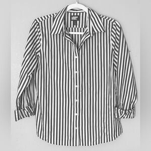 Lands End NWOT Womens No Iron Supima Cotton Classic Oxford Dress Shirt 6